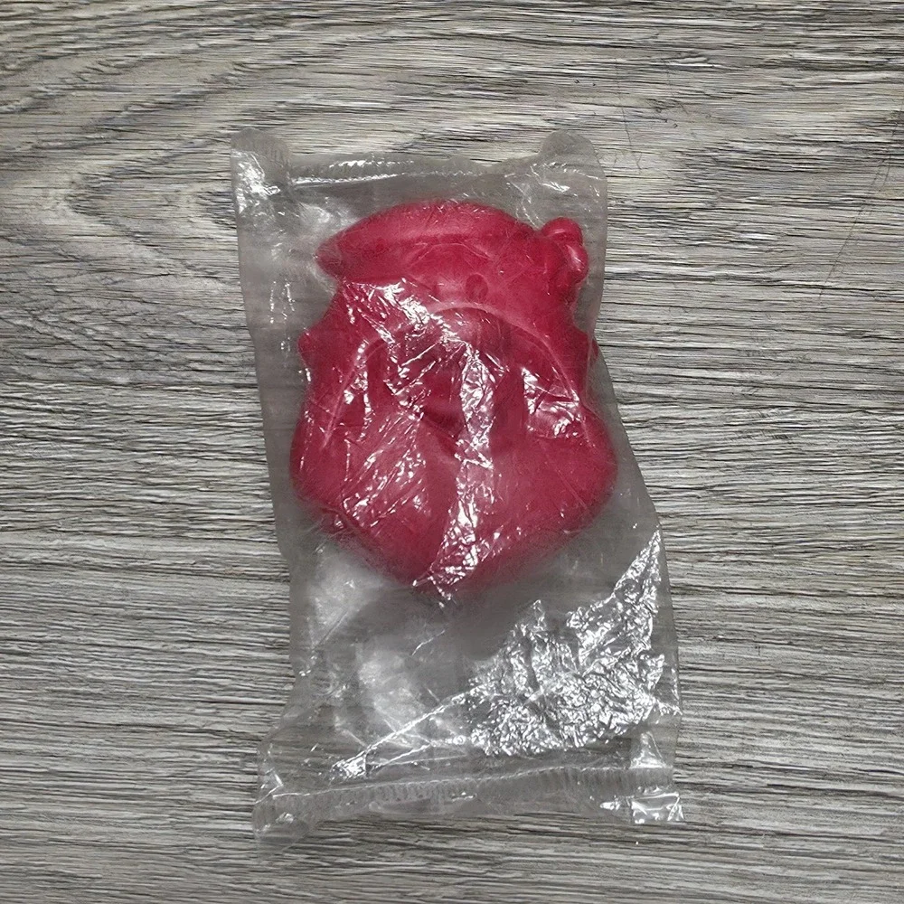 Vintage Pebbles Cereal Toy - Fred Flinstone - Red Coin Purse By Hasbro - Sealed